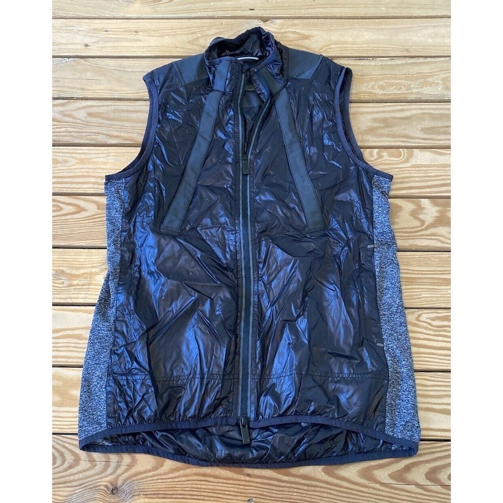 Blanc Noir Full Zip Vest Size Medium Men’s Black
